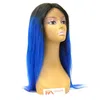 Fancy Lace Front Wig - T1B/BLUE (10 inches)