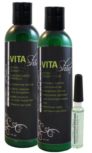 VITASHINE KIT - Shampoo & Conditioner with Italian Minerali Oil Treatment
